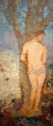 Odilon Redon Saint Sebastian oil painting